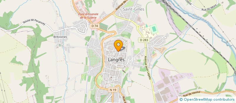 localisation de l'entreprise MONSIEUR ARTHUR DUPONT à LANGRES