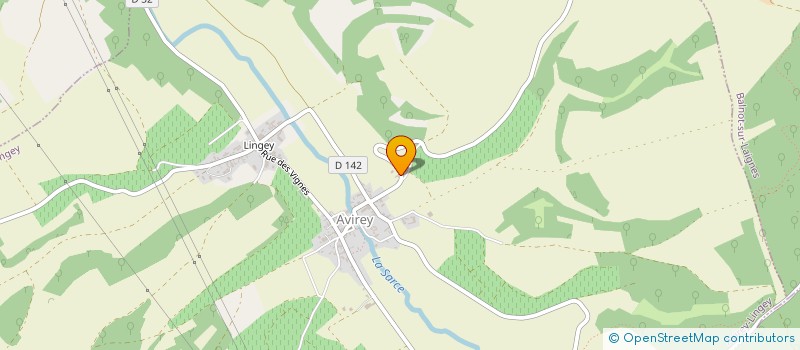 localisation de l'entreprise MONSIEUR ARTHUR DURAND  AVIREY-LINGEY