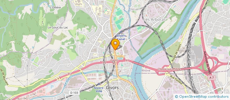 localisation de l'entreprise MONSIEUR ARTHUR EGGOH à GIVORS