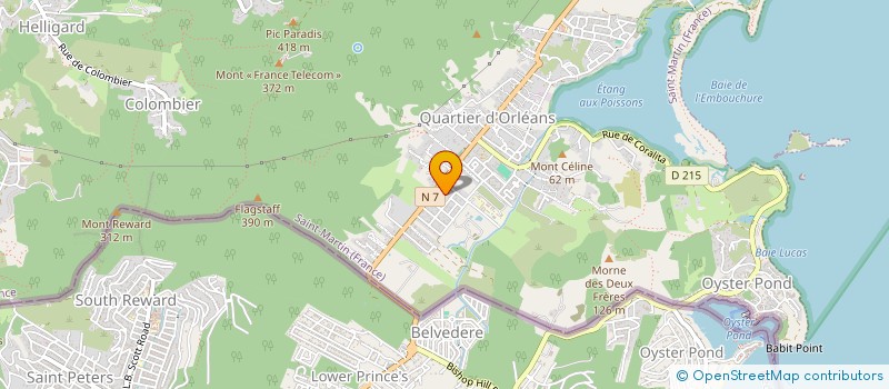 localisation de l'entreprise MONSIEUR ARTHUR EMSLIE  SAINT MARTIN