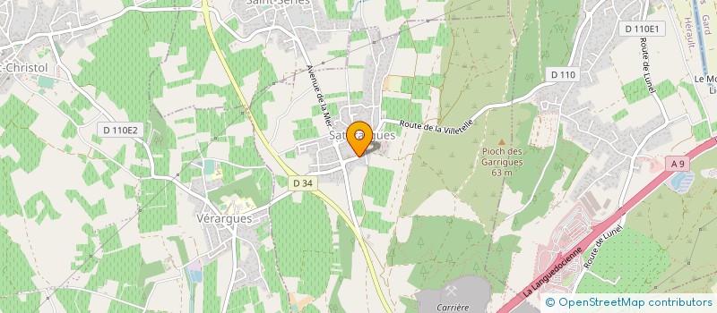 localisation de l'entreprise MONSIEUR ARTHUR ESTIBALS  SATURARGUES