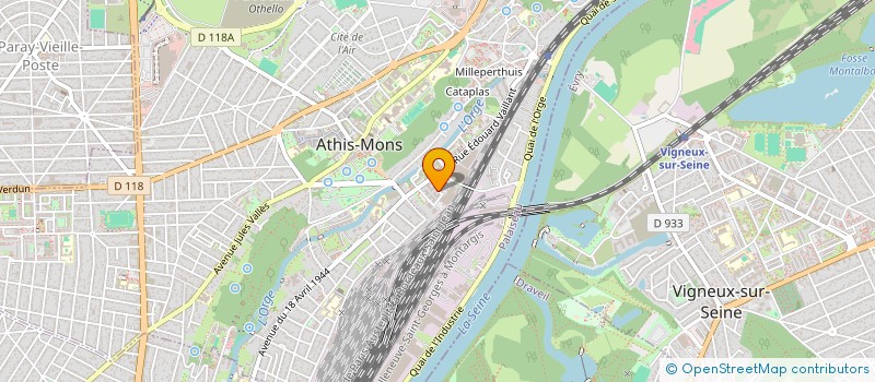 localisation de l'entreprise MONSIEUR ARTHUR FABRE  ATHIS-MONS