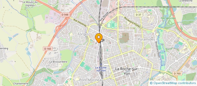localisation de l'entreprise MONSIEUR ARTHUR FAIVRE à LA ROCHE-SUR-YON