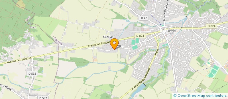 localisation de l'entreprise MONSIEUR ARTHUR FAUGERE  LEGUEVIN