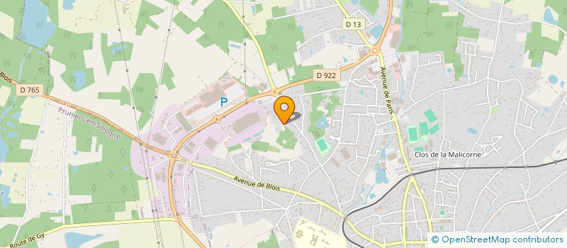 localisation de l'entreprise MONSIEUR ARTHUR FERNANDES à ROMORANTIN-LANTHENAY