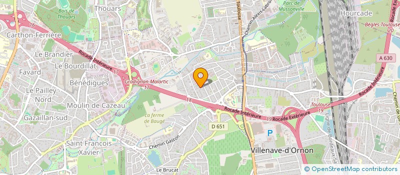 localisation de l'entreprise MONSIEUR ARTHUR FERNANDEZ  VILLENAVE-D'ORNON