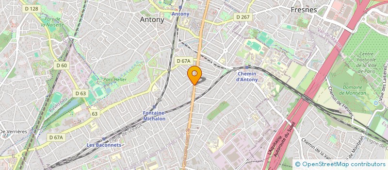 localisation de l'entreprise MONSIEUR ARTHUR FERREIRA à ANTONY