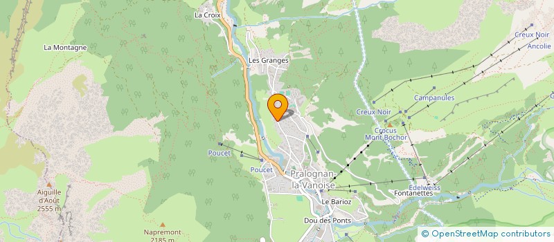 localisation de l'entreprise MONSIEUR ARTHUR FOUCAULT  PRALOGNAN-LA-VANOISE