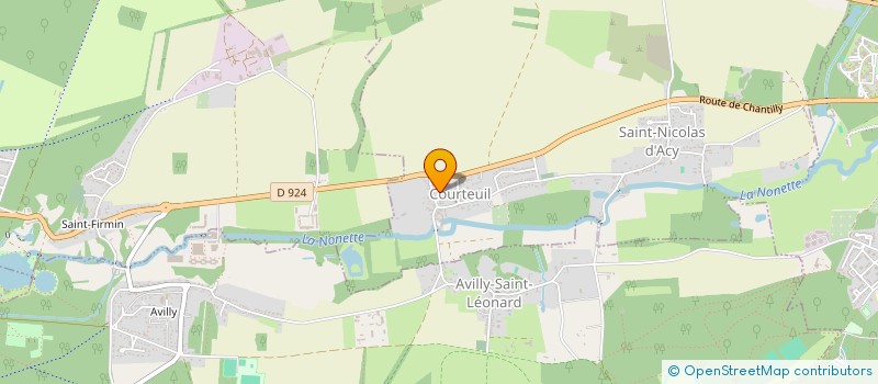 localisation de l'entreprise MONSIEUR ARTHUR FRAMERY  COURTEUIL