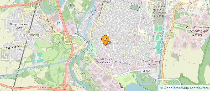 localisation de l'entreprise MONSIEUR ARTHUR FRAULOB  ILLKIRCH-GRAFFENSTADEN