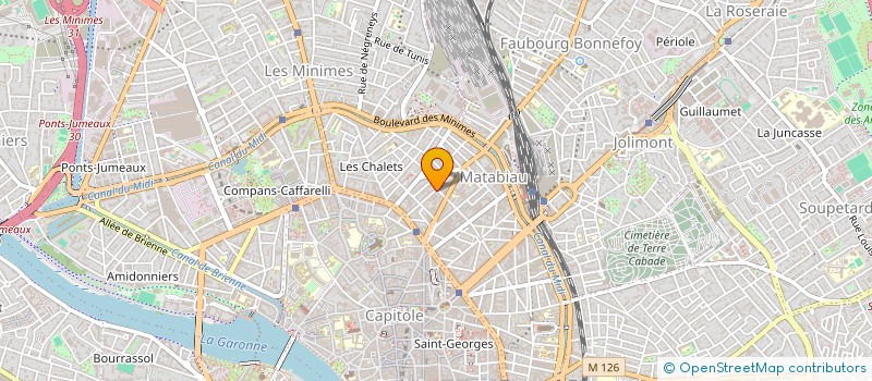 localisation de l'entreprise MONSIEUR ARTHUR FREY  TOULOUSE