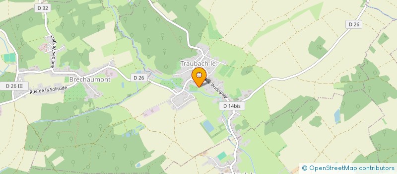 localisation de l'entreprise MONSIEUR ARTHUR FREYBURGER  TRAUBACH-LE-HAUT