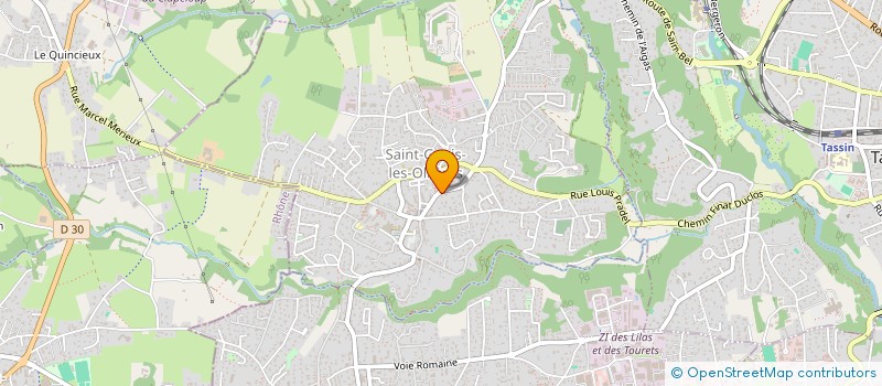 localisation de l'entreprise MONSIEUR ARTHUR GADAIX  SAINT-GENIS-LES-OLLIERES