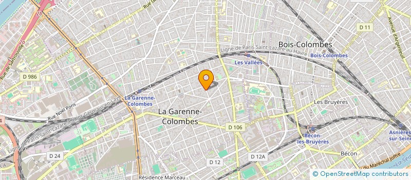 localisation de l'entreprise MONSIEUR ARTHUR GANGLOFF à LA GARENNE-COLOMBES