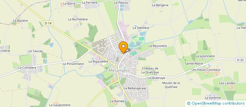 localisation de l'entreprise MONSIEUR ARTHUR GASNIER  MESANGER