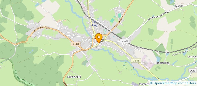 localisation de l'entreprise MONSIEUR ARTHUR GAUDILLAT  LUZY