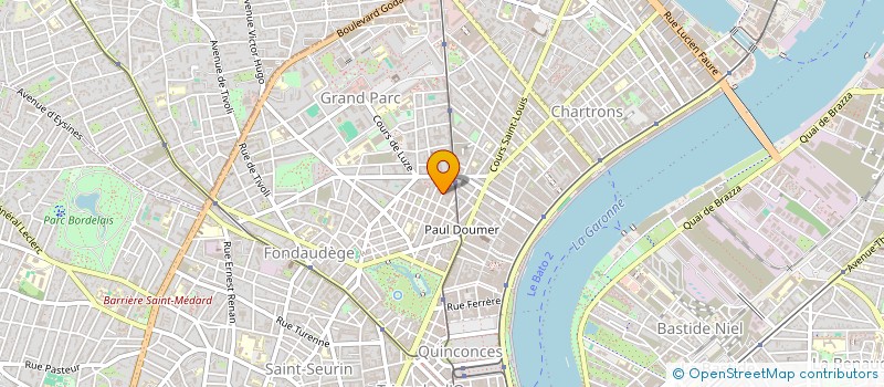 localisation de l'entreprise MONSIEUR ARTHUR GAUTHIER-CUARTERO  BORDEAUX