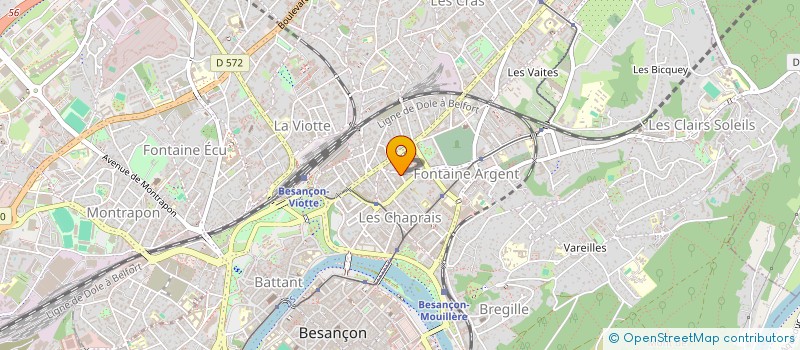 localisation de l'entreprise MONSIEUR ARTHUR GAYOT  BESANCON