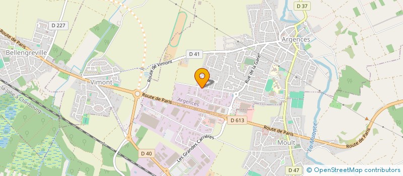 localisation de l'entreprise MONSIEUR ARTHUR GENILLON  MOULT-CHICHEBOVILLE