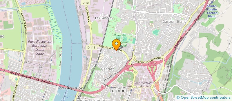 localisation de l'entreprise MONSIEUR ARTHUR GES  LORMONT