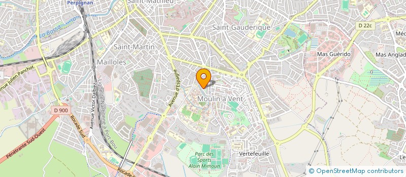 localisation de l'entreprise MONSIEUR ARTHUR GHARSALLAH  PERPIGNAN