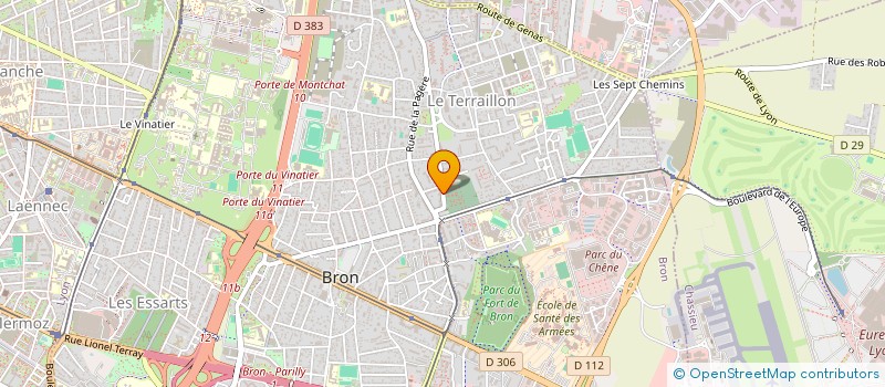 localisation de l'entreprise MONSIEUR ARTHUR GIACALONE  BRON