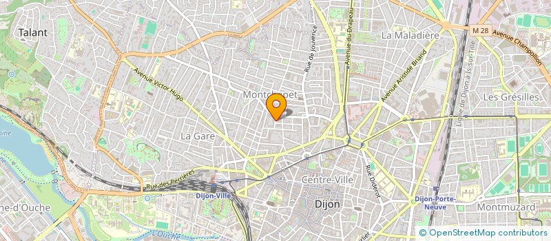 localisation de l'entreprise MONSIEUR ARTHUR GILET à DIJON