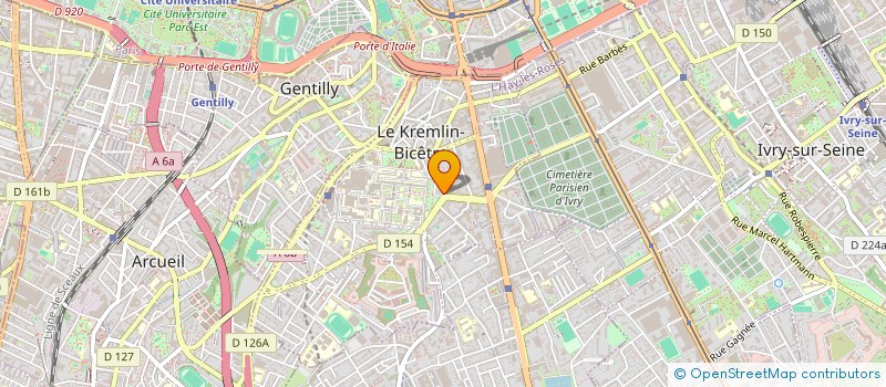 localisation de l'entreprise MONSIEUR ARTHUR GLEIZES  LE KREMLIN-BICETRE