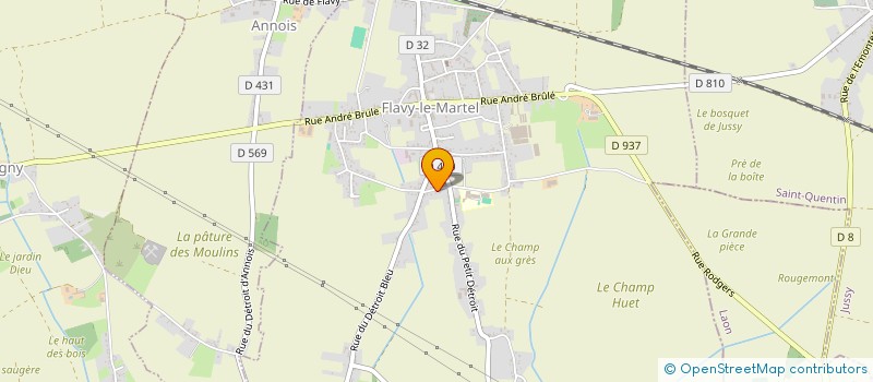 localisation de l'entreprise MONSIEUR ARTHUR GOGUILLON à FLAVY-LE-MARTEL