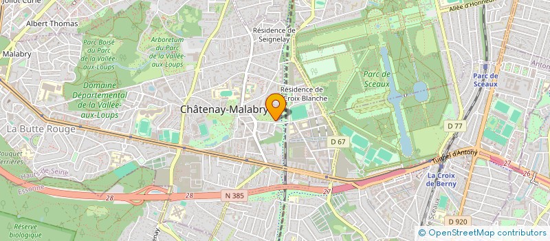 localisation de l'entreprise MONSIEUR ARTHUR GOLD  CHATENAY-MALABRY