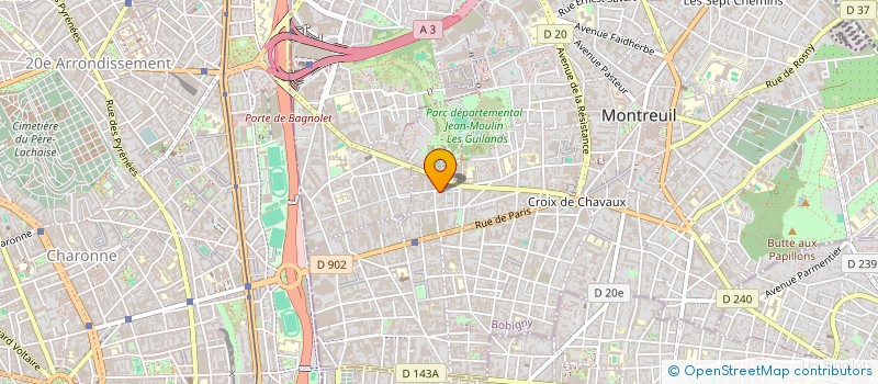 localisation de l'entreprise MONSIEUR ARTHUR GOURDIN à MONTREUIL