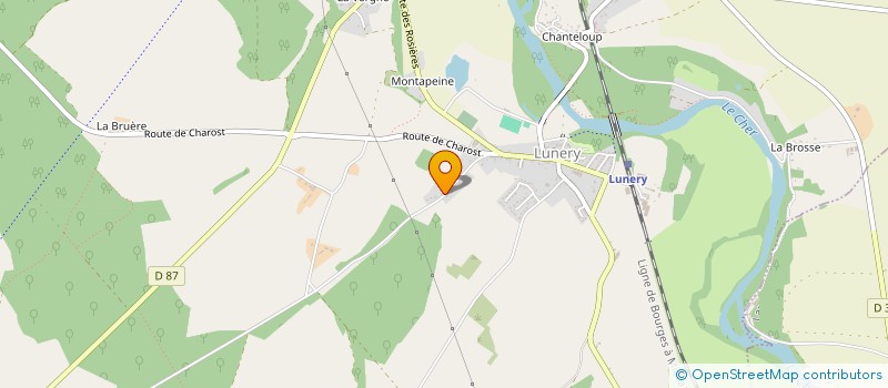 localisation de l'entreprise MONSIEUR ARTHUR GRANIER  LUNERY