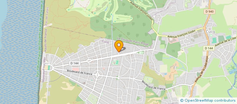 localisation de l'entreprise MONSIEUR ARTHUR GREGOIRE  CUCQ