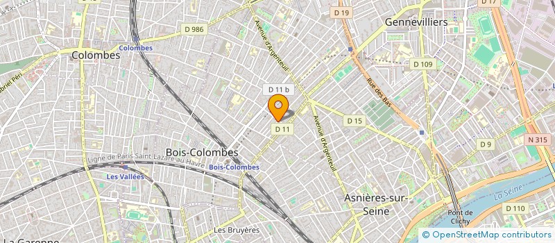 localisation de l'entreprise MONSIEUR ARTHUR GUEZOU à BOIS-COLOMBES