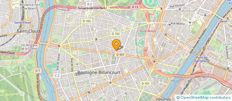 localisation de l'entreprise MONSIEUR ARTHUR GUIBE à BOULOGNE-BILLANCOURT