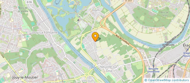 localisation de l'entreprise MONSIEUR ARTHUR GUILBERT  NEUVILLE-SUR-OISE