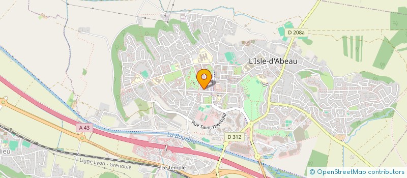 localisation de l'entreprise MONSIEUR ARTHUR-GUILLAUME IGNACE  L'ISLE-D'ABEAU