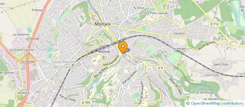 localisation de l'entreprise MONSIEUR ARTHUR GUILLOU  MORLAIX