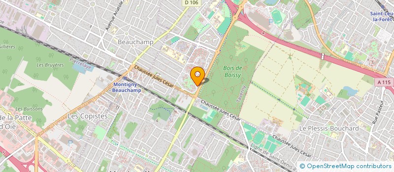 localisation de l'entreprise MONSIEUR ARTHUR GUILTAT  TAVERNY