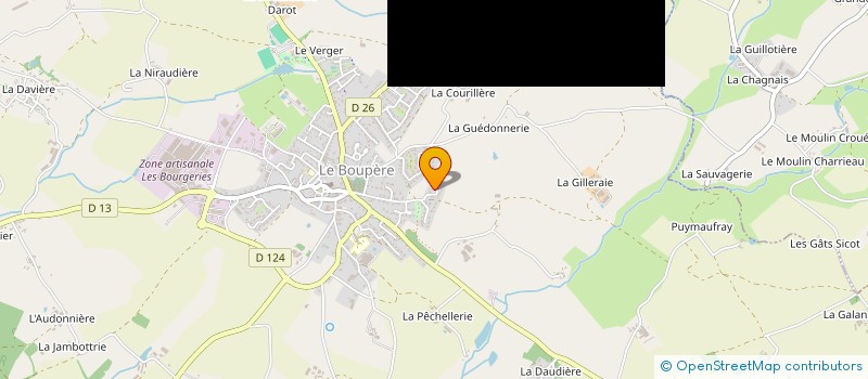 localisation de l'entreprise MONSIEUR ARTHUR GUINET  LE BOUPERE