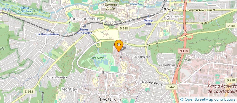 localisation de l'entreprise MONSIEUR ARTHUR GUYONNEAU  LES ULIS