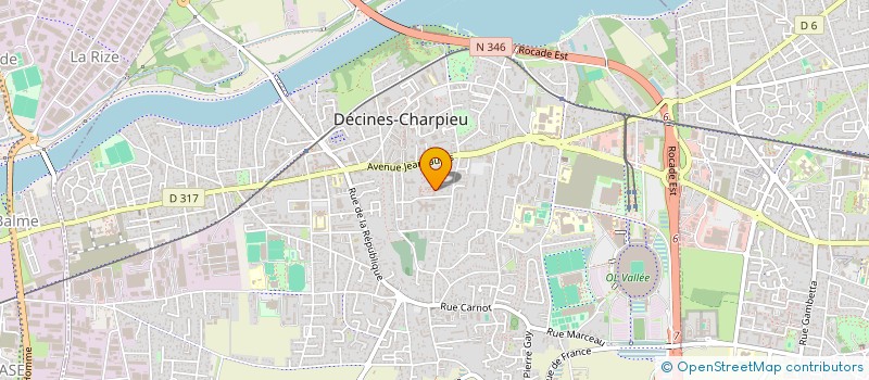 localisation de l'entreprise MONSIEUR ARTHUR HAGOPIAN à DECINES-CHARPIEU