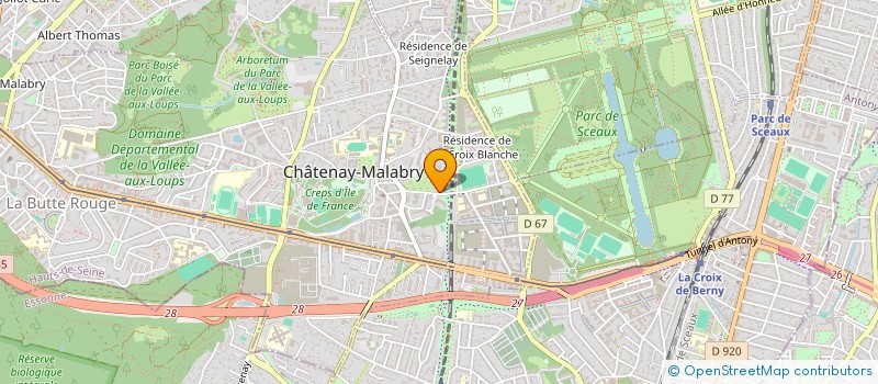 localisation de l'entreprise MONSIEUR ARTHUR HANSEN  CHATENAY-MALABRY