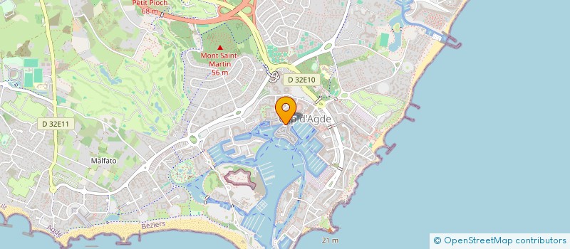 localisation de l'entreprise MONSIEUR ARTHUR HASS  AGDE