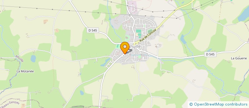 localisation de l'entreprise MONSIEUR ARTHUR HAUTBOIS  AHUILLE