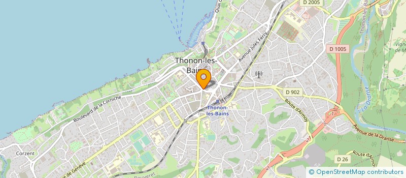 localisation de l'entreprise MONSIEUR ARTHUR HENRY à THONON-LES-BAINS