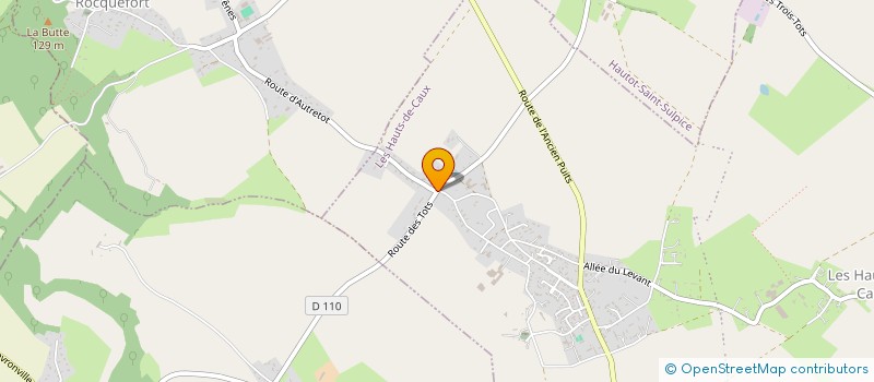 localisation de l'entreprise MONSIEUR ARTHUR HESNARD  LES HAUTS-DE-CAUX