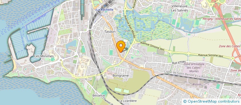 localisation de l'entreprise MONSIEUR ARTHUR HUDIN  LA ROCHELLE