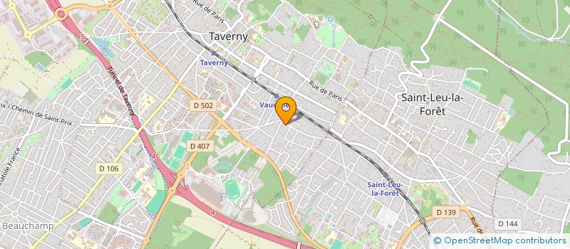 localisation de l'entreprise MONSIEUR ARTHUR HUE  TAVERNY