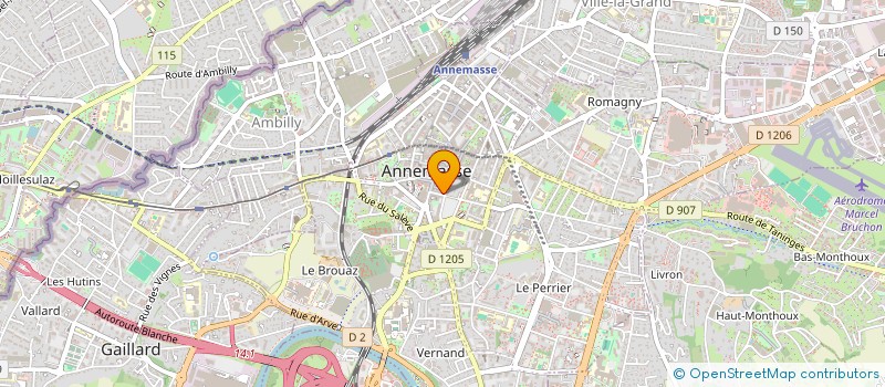 localisation de l'entreprise MONSIEUR ARTHUR HUIBAN  ANNEMASSE